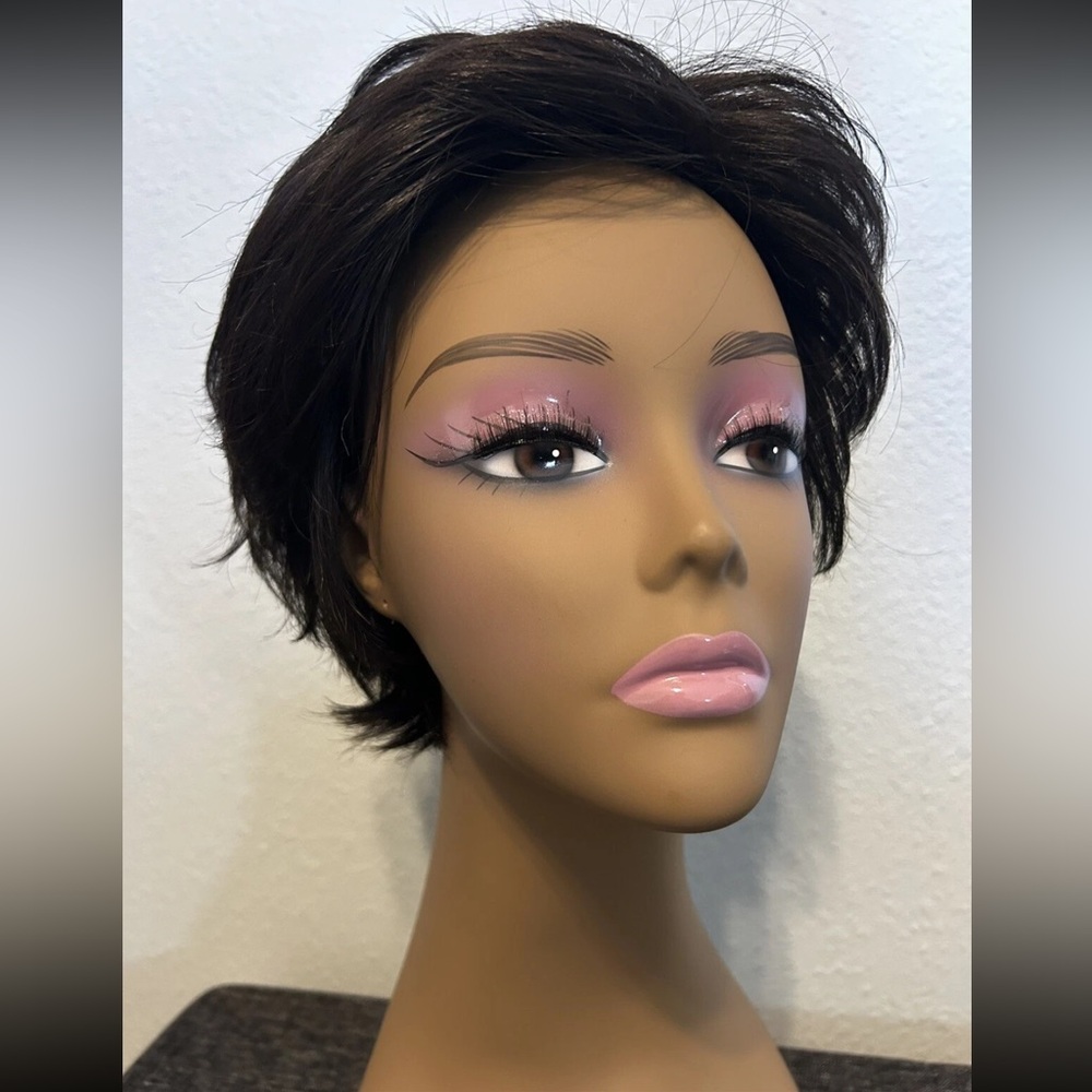 Hairdo Flirty Flip Dark Brown Pixie Wig